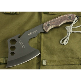 Black Version F05 Camping AXES Hunting Tools with Color Wood Handle UDTEK01330